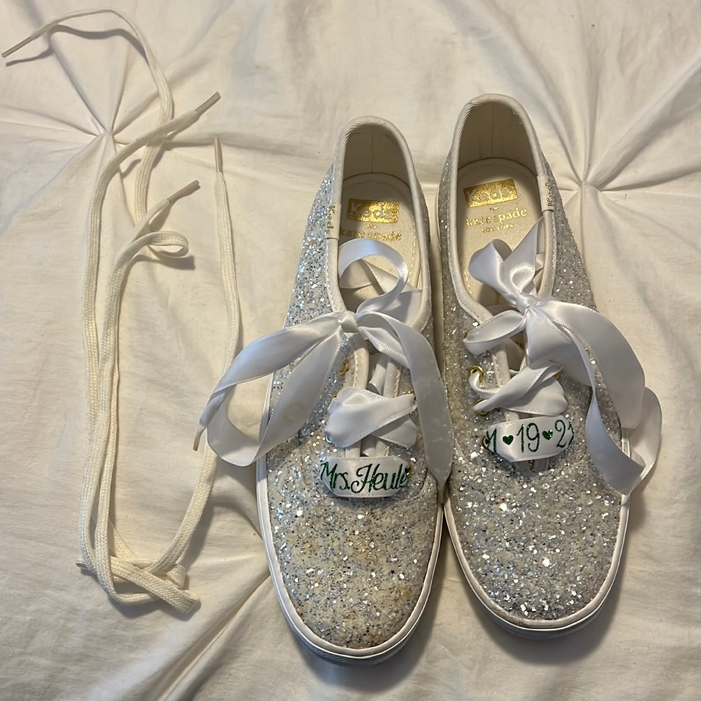 Sparkle white Keds